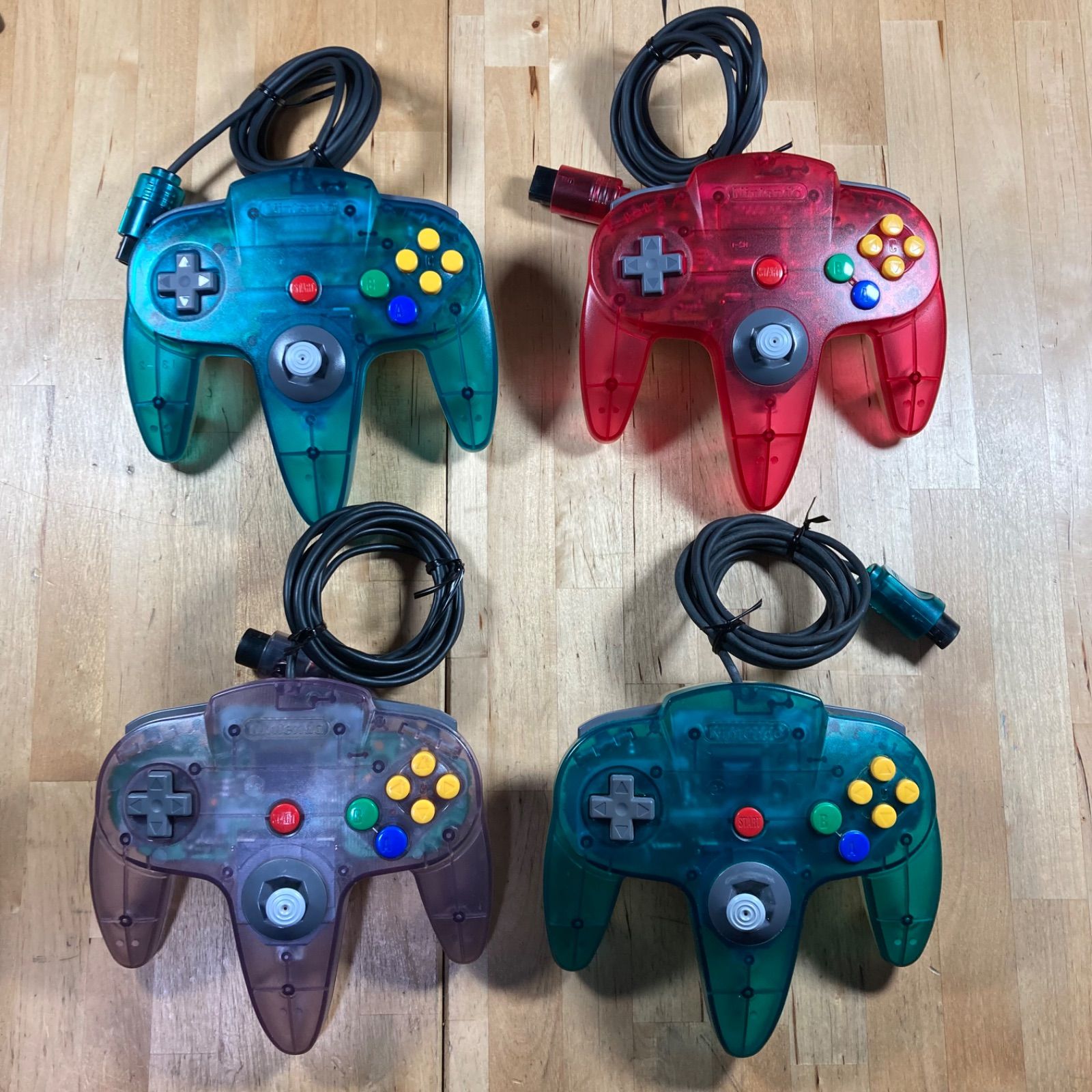 ジャンク】Nintendo 64 コントローラー クリア 4個 - メルカリ
