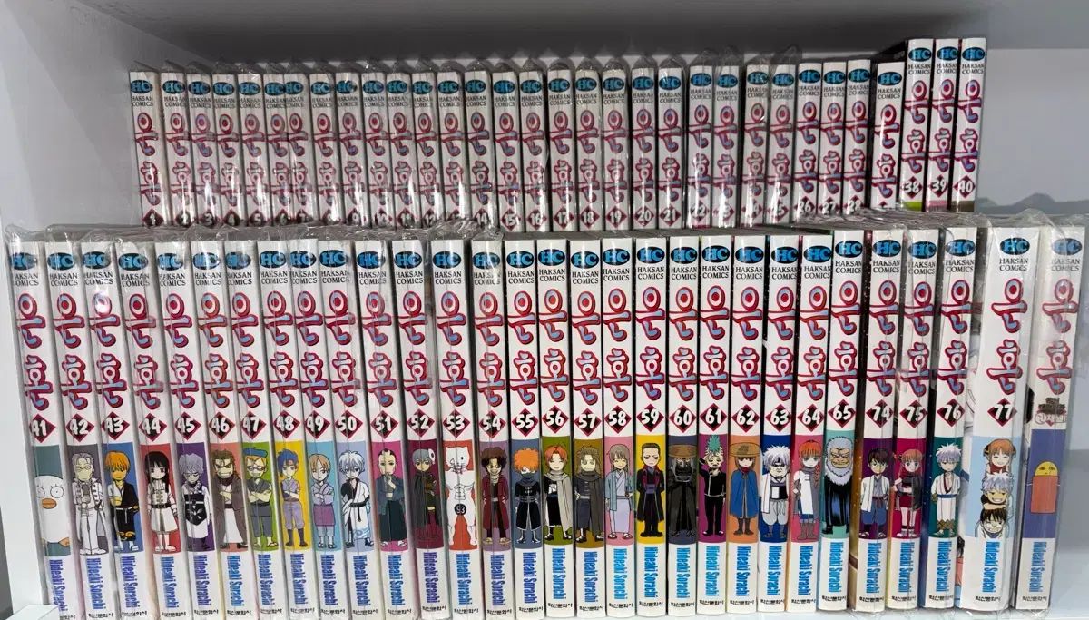 銀魂 漫画 1 77 巻 + キャラクターBOOK (全 62 全巻 x )
