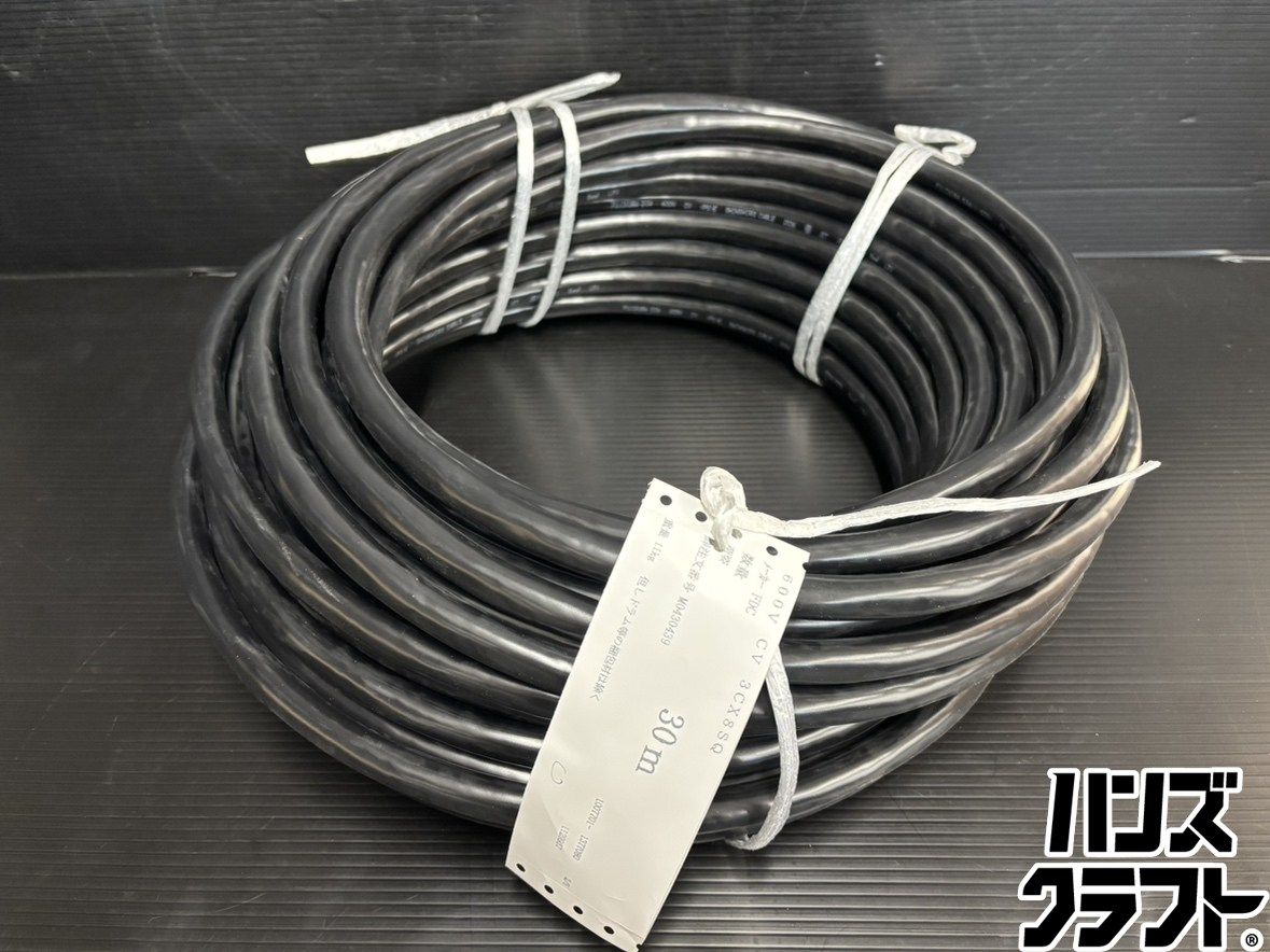 ♭【未使用品】FDC フジクラ 3C×8SQ CV 30m 2026年【中古】【熊本けやき通り店】