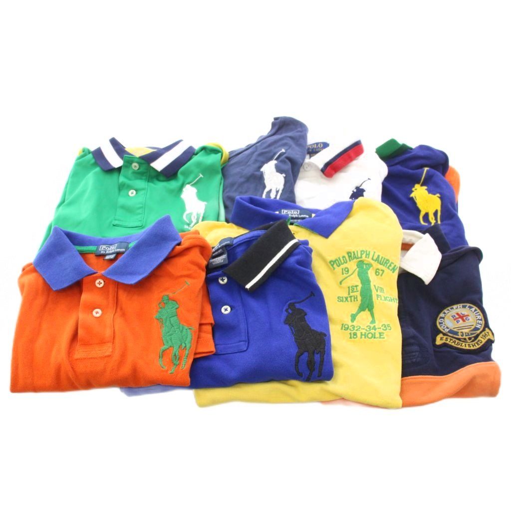 ポロ ラルフローレン POLO RALPH LAUREN ポロシャツ Tシャツ 半袖 8点セット 140-150 マルチカラー /KH