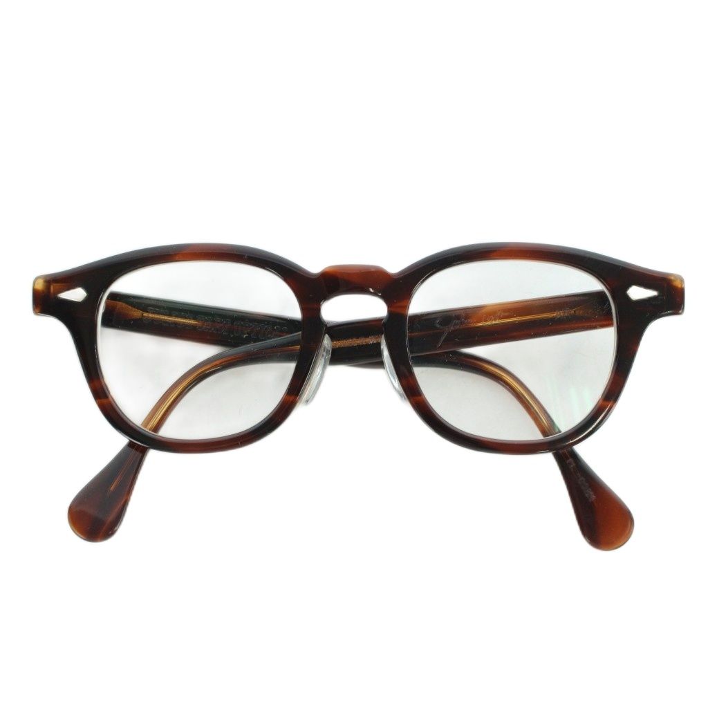 ジュリアス タート オプティカル JULIUS TART OPTICAL AR Demi Amber 眼鏡 めがね 度入り ウェリントン べっ甲柄 46 22 茶 ブラウン /YI36