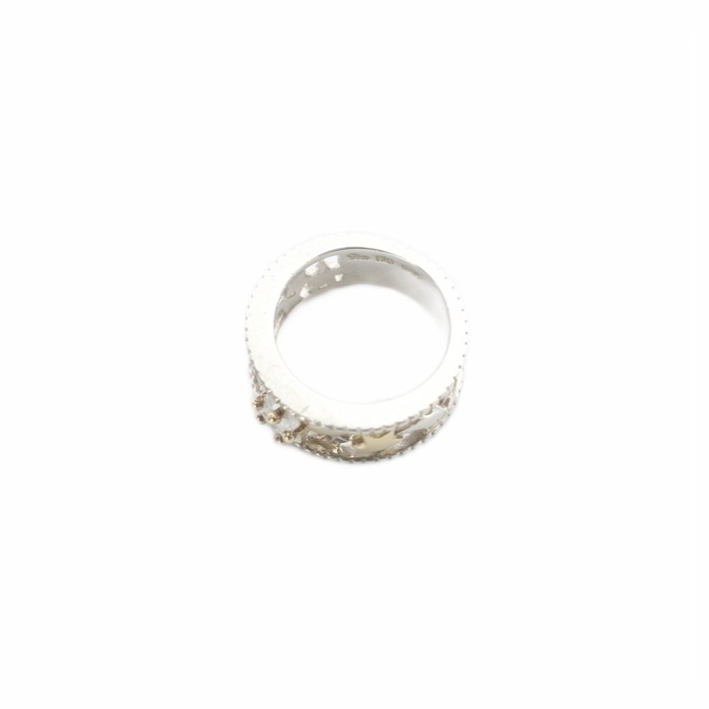 スタージュエリー STAR JEWELRY 指輪 K18/925 リング 3号 シルバー