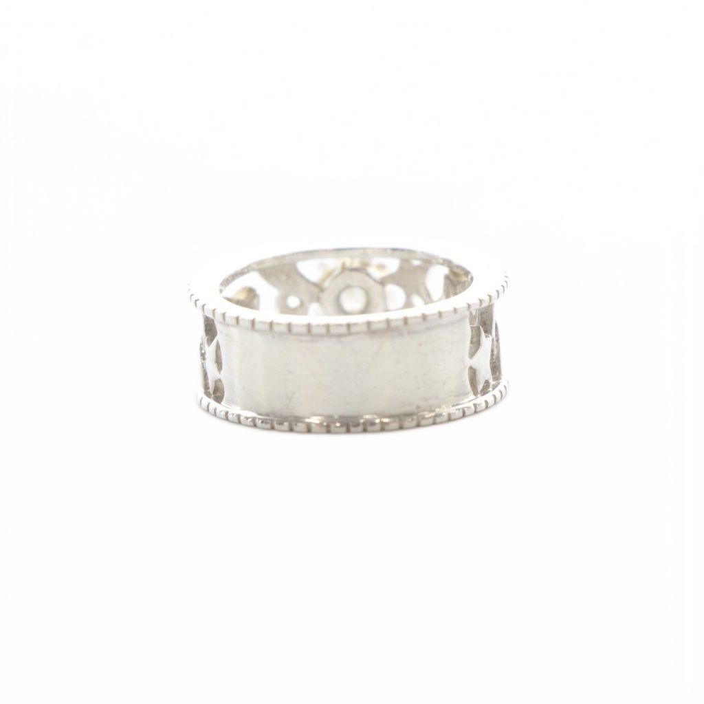 スタージュエリー STAR JEWELRY 指輪 K18/925 リング 3号 シルバー