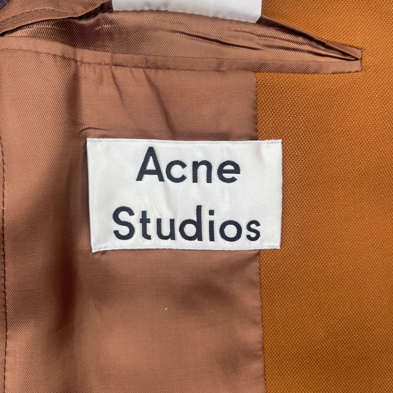 美品】Acne Studios ダブルテーラードジャケット ブラウン アクネ 