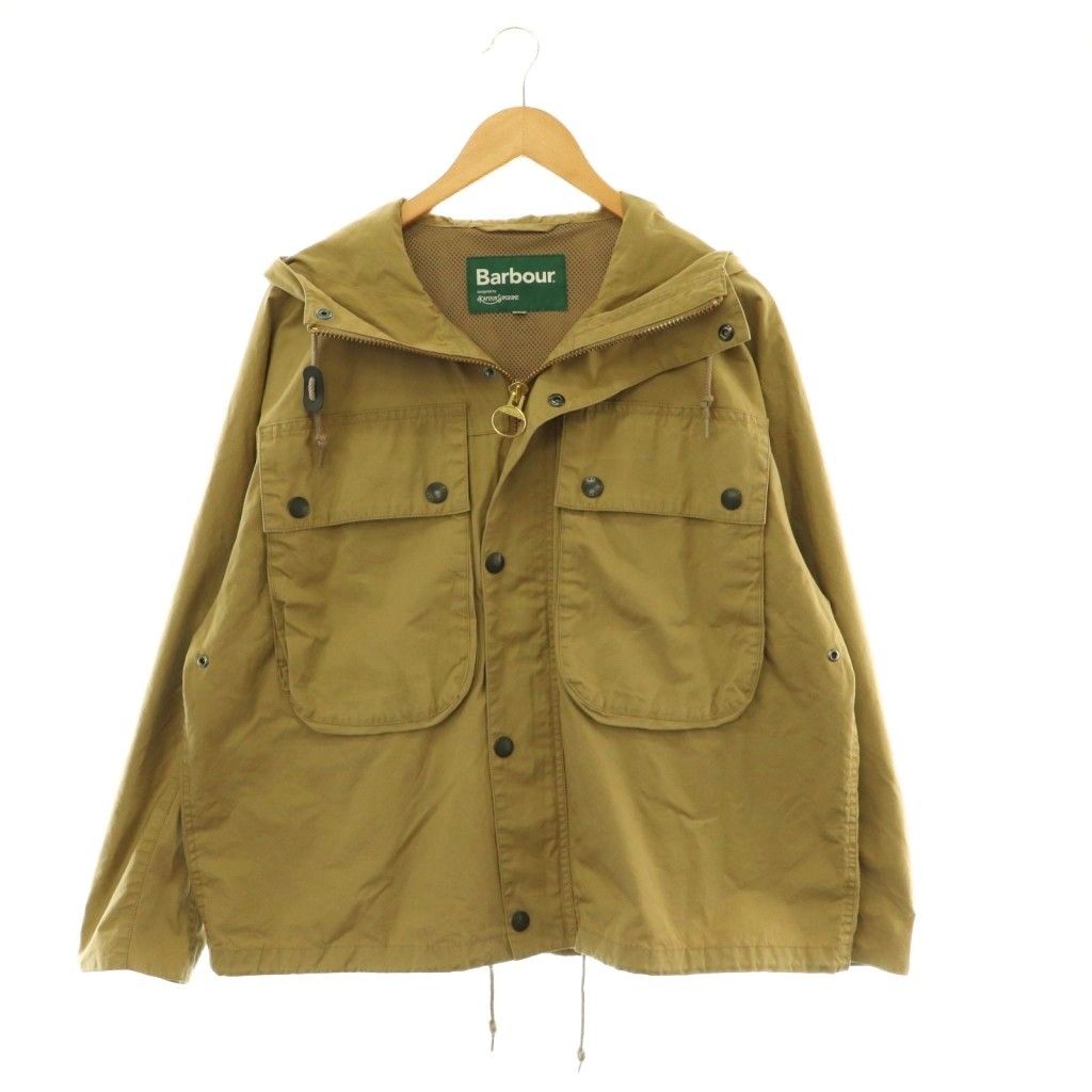 バブアー Barbour × キャプテンサンシャイン KAPTAINSUNSHINE フーディジャケット ジップアップ 38 ベージュ /DO ■OS