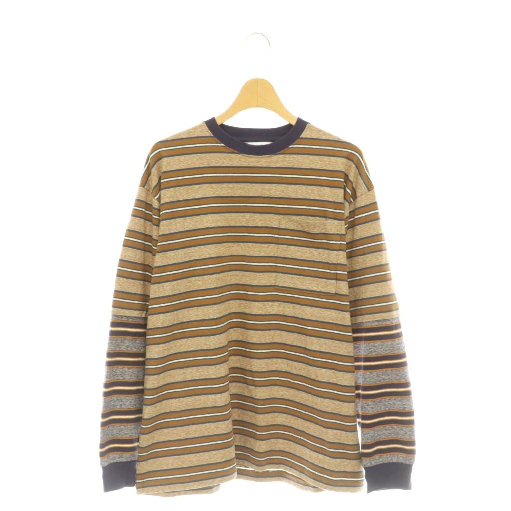 フィーニー PHEENY 25AW MULTI BORDER LAYERED L/S ロングスリーブT