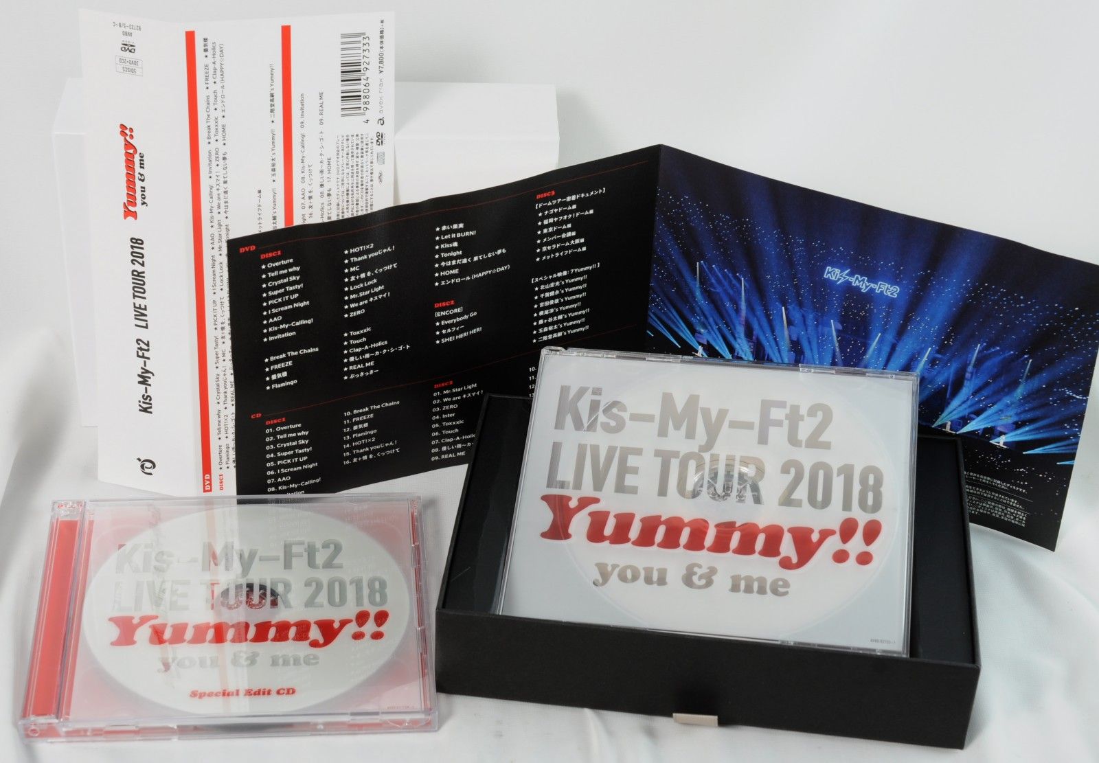 Kis-My-Ft2 LIVE TOUR 2018 Yummy!! you & me 初回盤 3DVD+2CD 豪華BOX