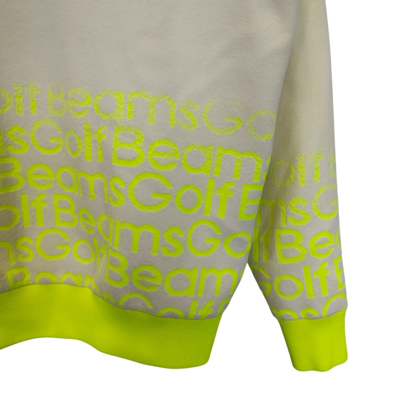 【Beams Golf】 裏付き グラデーション ニット BEAMS GOLF ビームス ゴルフ ORANGE LABEL 裏付き グラデーション