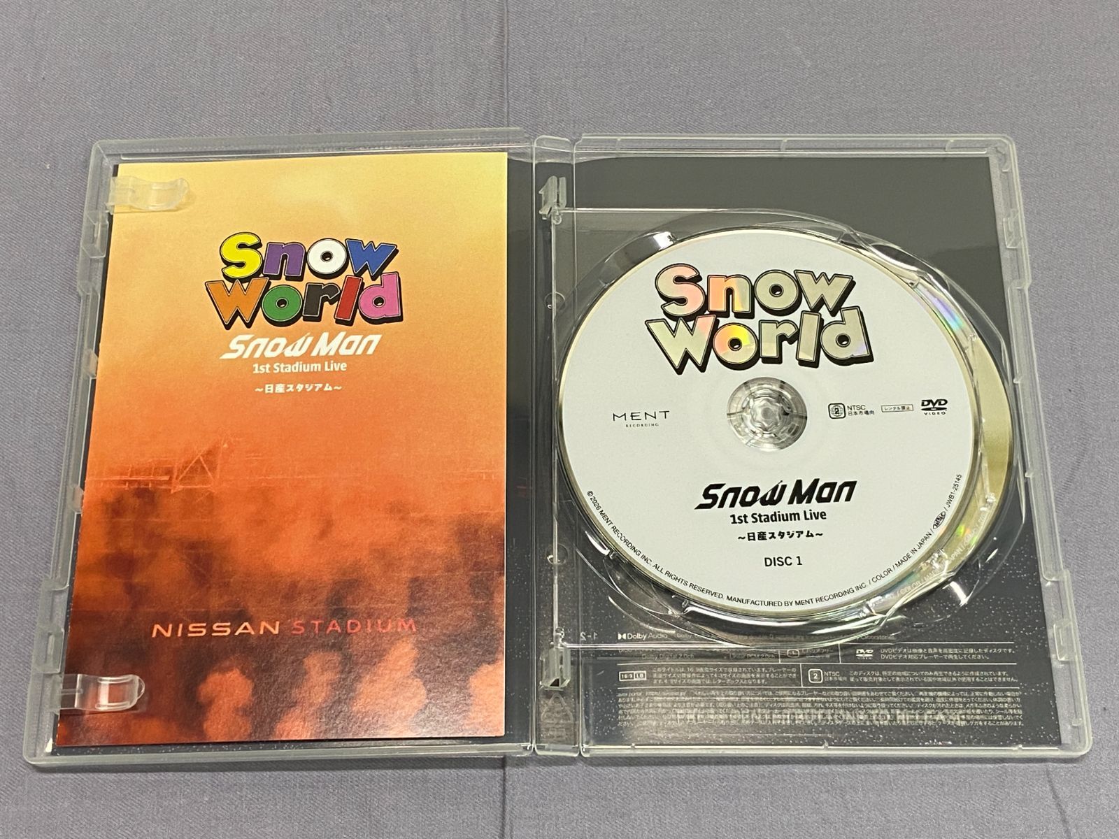 邦楽DVD】Snow Man 1st Stadium Live Snow World 日産スタジアム