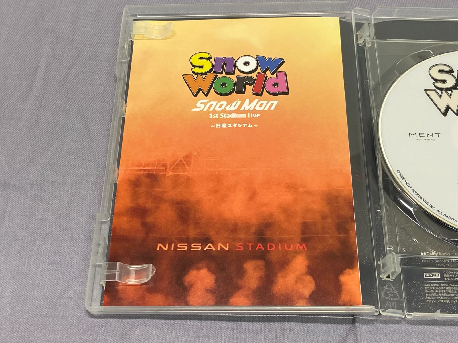 邦楽DVD】Snow Man 1st Stadium Live Snow World 日産スタジアム