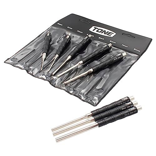【新品】トネ(TONE) ピンポンチセット PP800 ブラック 内容8点 1881116e