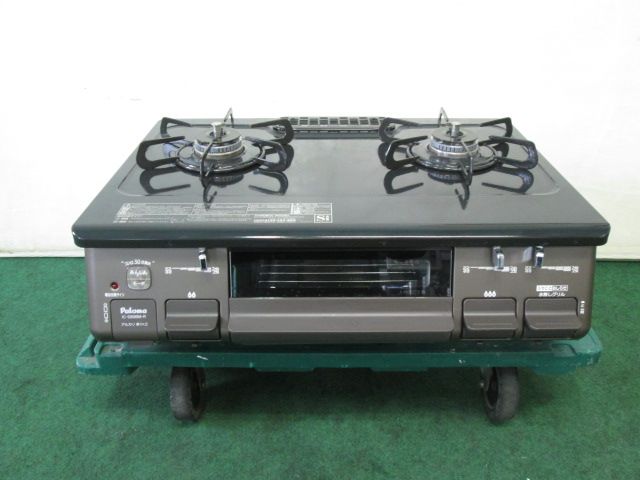【当社3ヶ月保証】2024年 パロマ グリル付ガステーブル IC-S89BM-R 都市ガス用(0514CH)7AT-1S