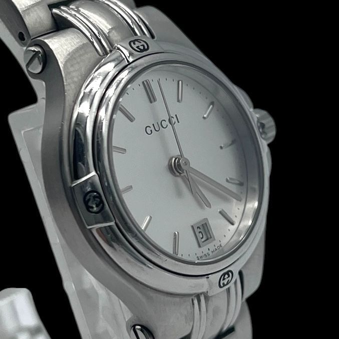 新品電池 稼働品 GUCCI グッチ レディース腕時計 9040L クォーツQZ
