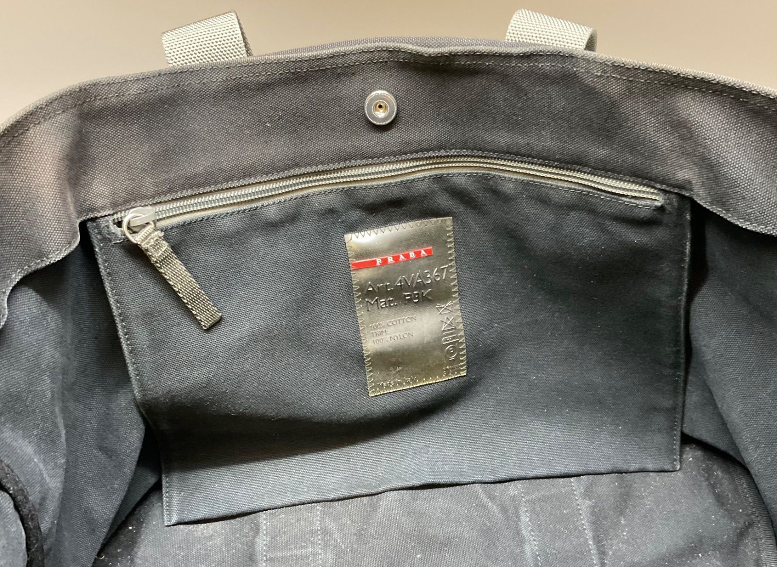 Bag74 PRADA プラダ プラダスポーツ スポーツライン キャンバス 黒