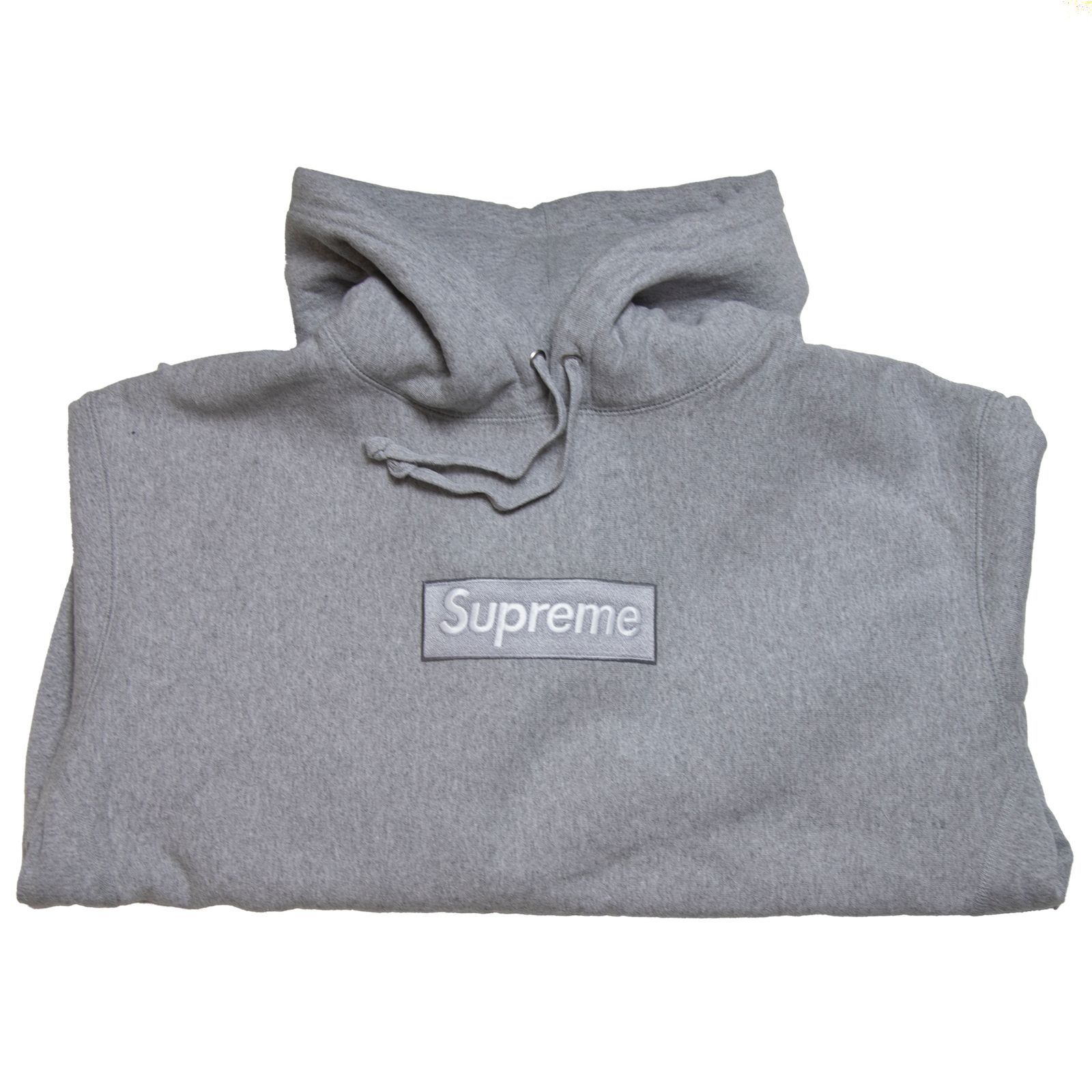新品】シュプリーム Box Logo Hooded Sweatshirt パーカー グレー 