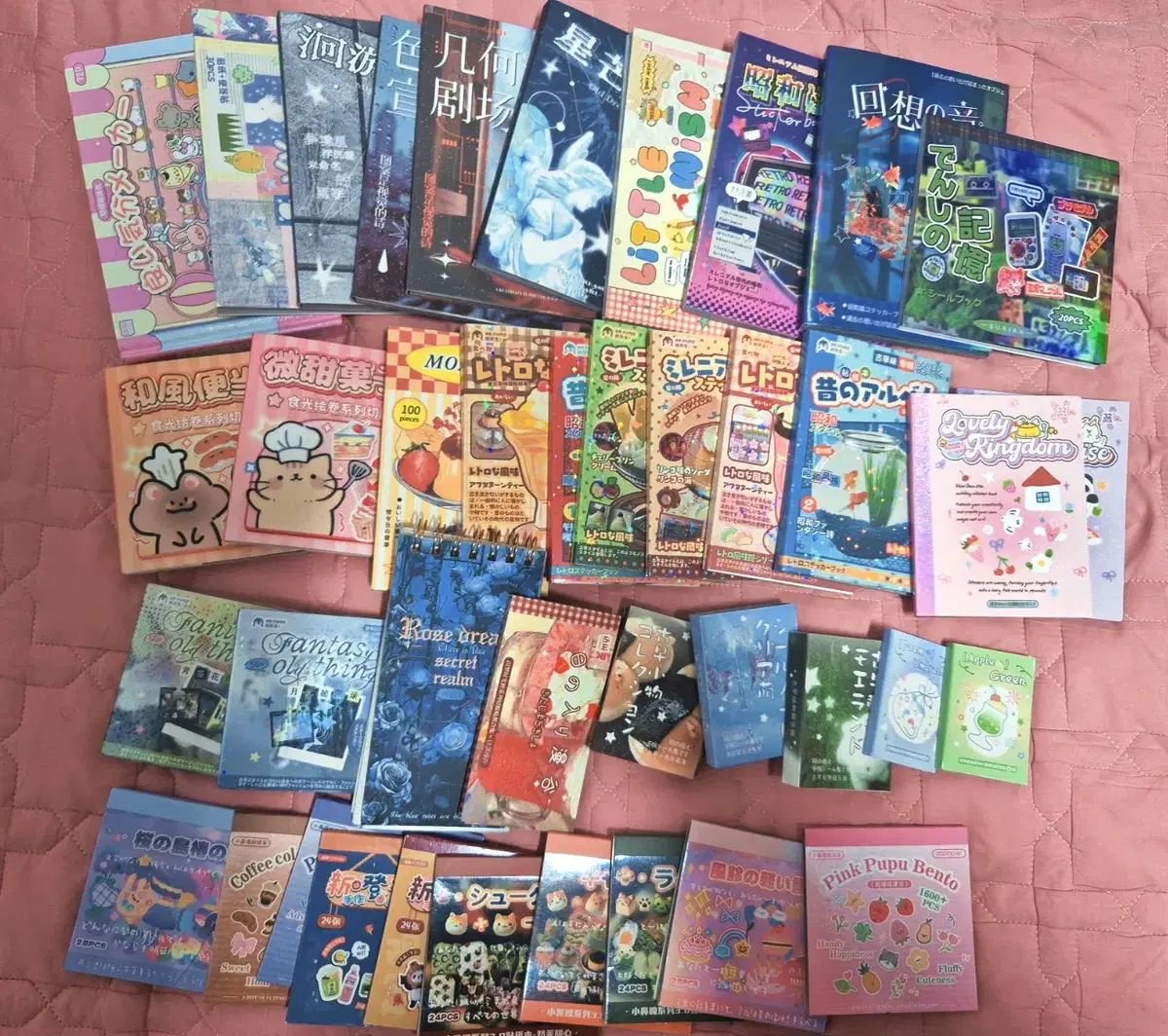 ダイアリーデコ ダイアリー ヴィンテージ シャオホンシュー スタイル ステッカーブック まとめ 出品