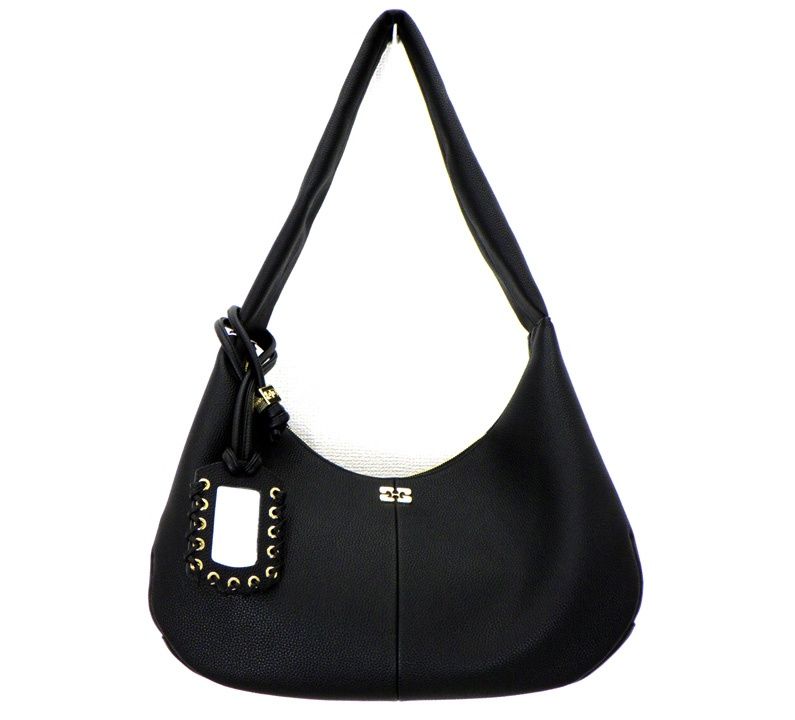 ガニー GANNI 【 Grained Medium Hobo Bag A6981 】 グレインド ミディアム ホーボー バッグ 49971