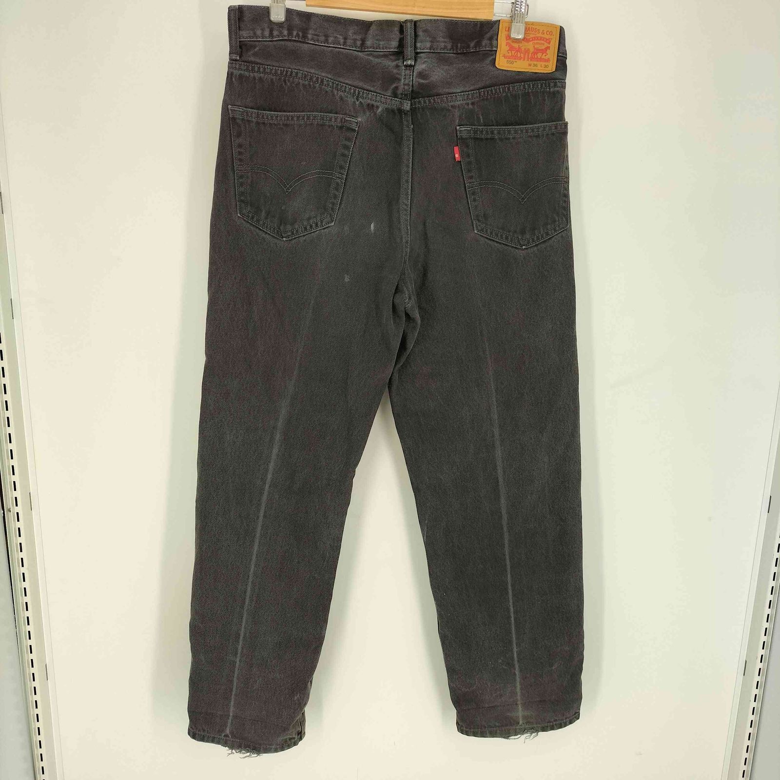 リーバイス Levis 550 ジップフライ ブラック デニム パンツ メンズ
