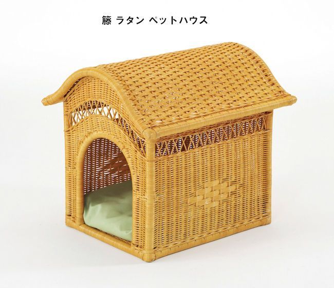 送料無料 籐ラタンペットハウス幅45cm 通気性◎新品（1342） 籐ラタンペットハウス幅45cm 通気性◎（1342） - メルカリ