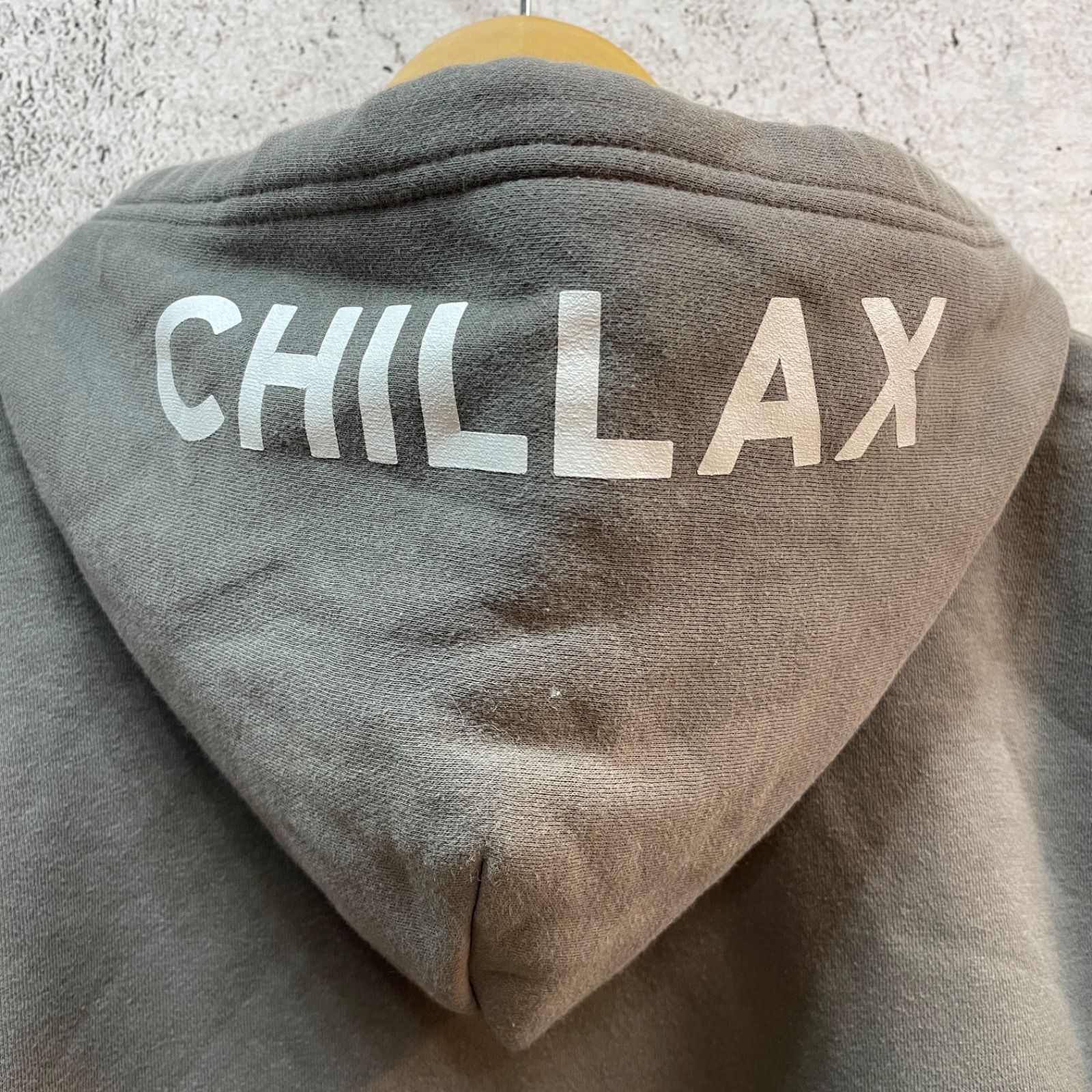 RHC RonHerman ロンハーマン CHILLAX プルオーバー パーカー フードロゴ チャコールグレー 裏起毛 RHC RonHerman ロンハーマン CHILLAX プルオーバー パーカー フードロゴ チャコールグレー 裏起毛