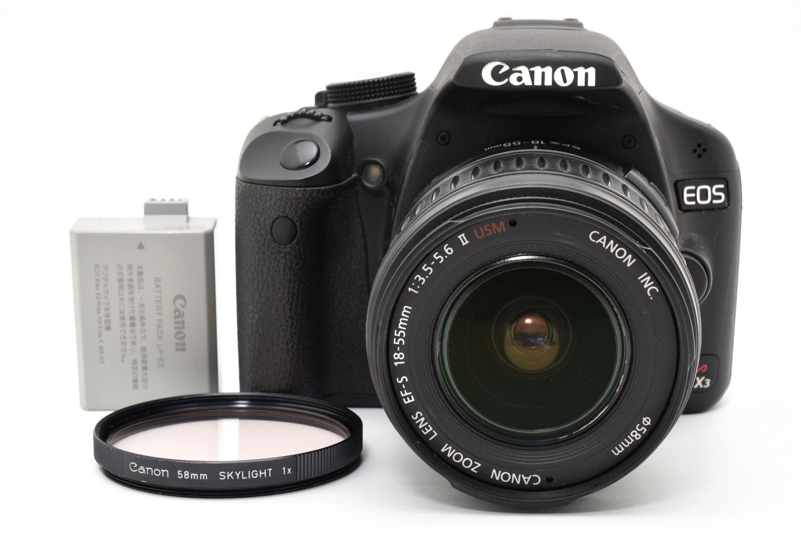 ☆良品☆ 《シャッター数 1645回》Canon キャノン EOS Kiss X3 EF-S 18