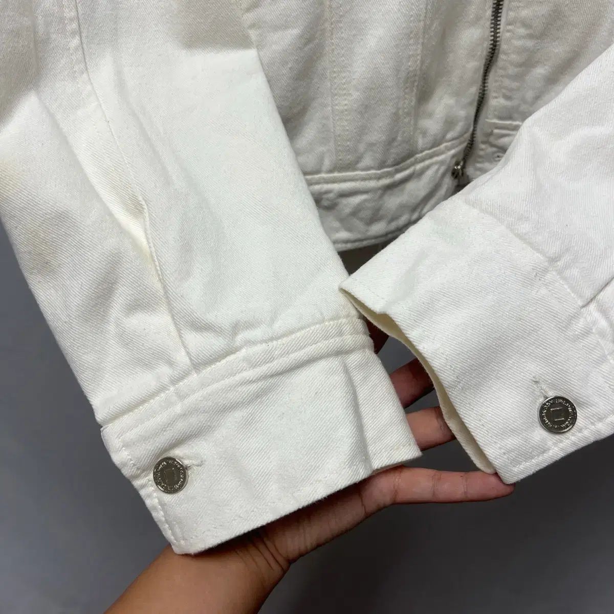 正規品/46 ウーヨンミ 20ss 白 トラッカー キルティングライナー ジャケット アウター 正規品/46 ウーヨンミ 20ss 白 トラッカー キルティングライナー ジャケット アウター