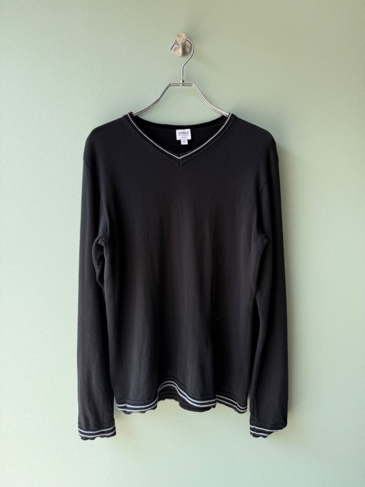 ARMANI Line Knit Top