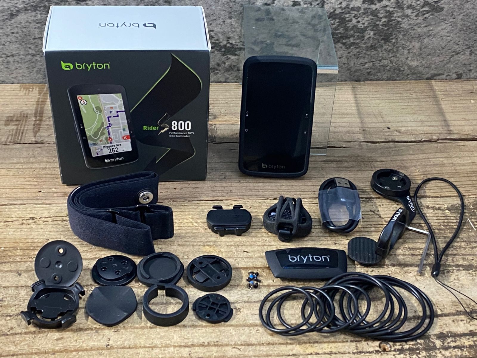 JZ613 ブライトン bryton RIDER S800 サイクルコンピュータ スピード ケイデンス ハートレートセンサー付属