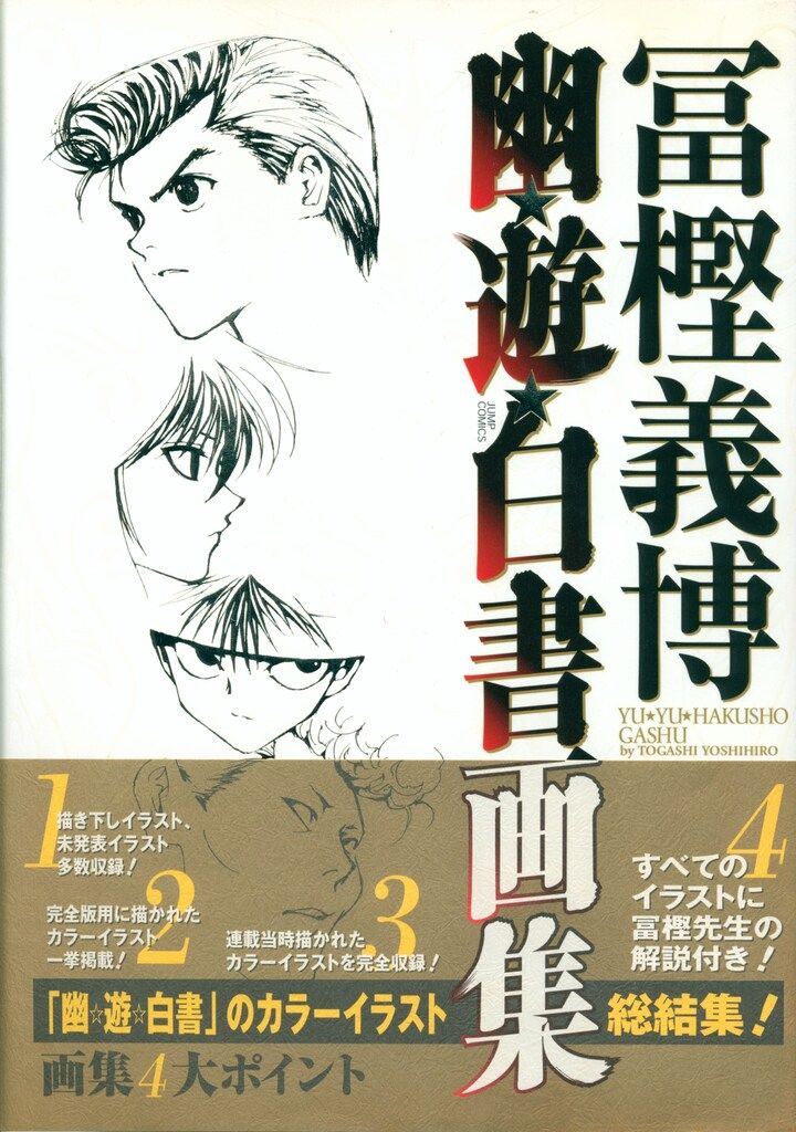 集英社 冨樫義博 幽☆遊☆白書画集 (帯付)