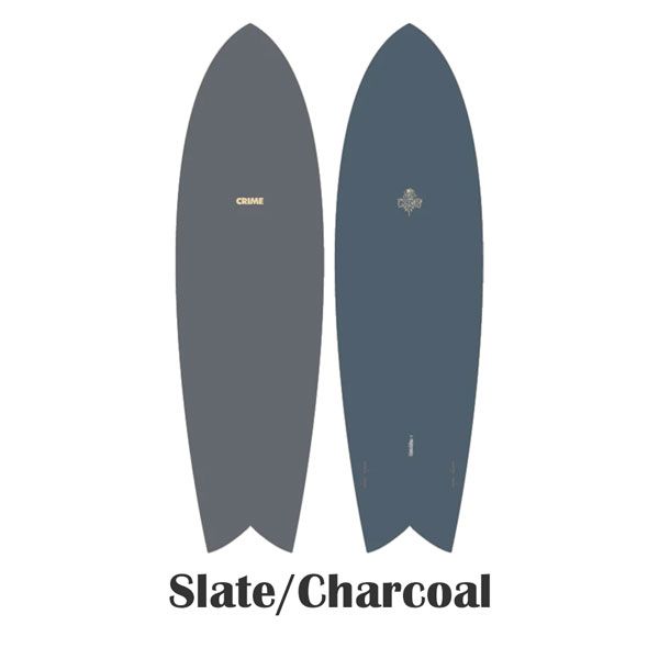 クライム キールフィッシュ CRIME KEEL FISH CHARCOAL/SLATE FCS2 2FINBOX サーフボード ツインフィッシュ