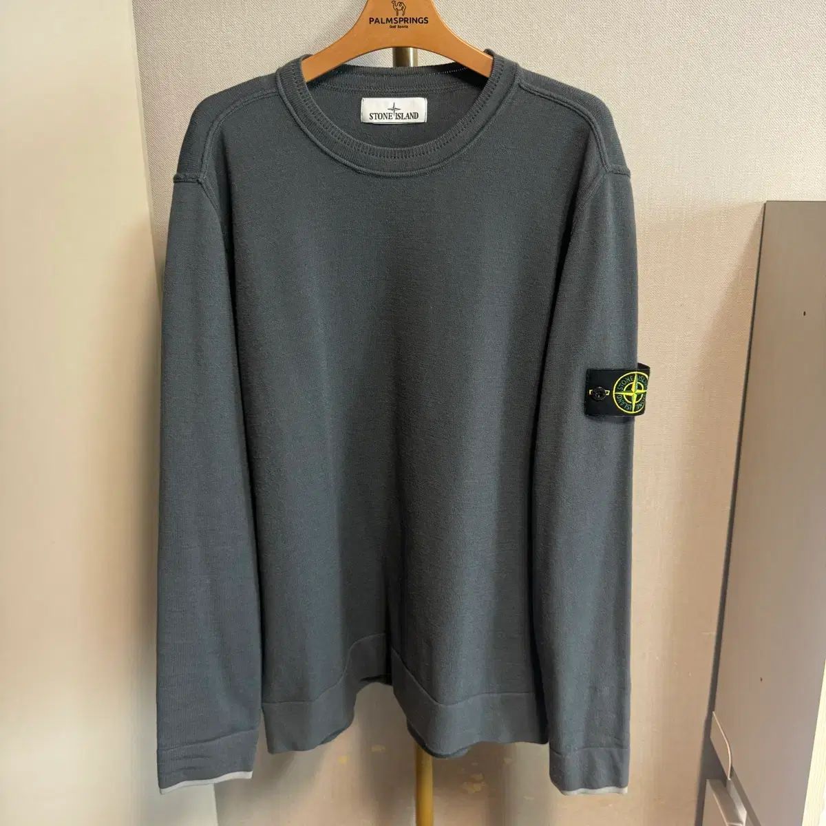 百貨店購入 23FW STONE ISLAND ストーンアイランド ストレッチ ウールニット