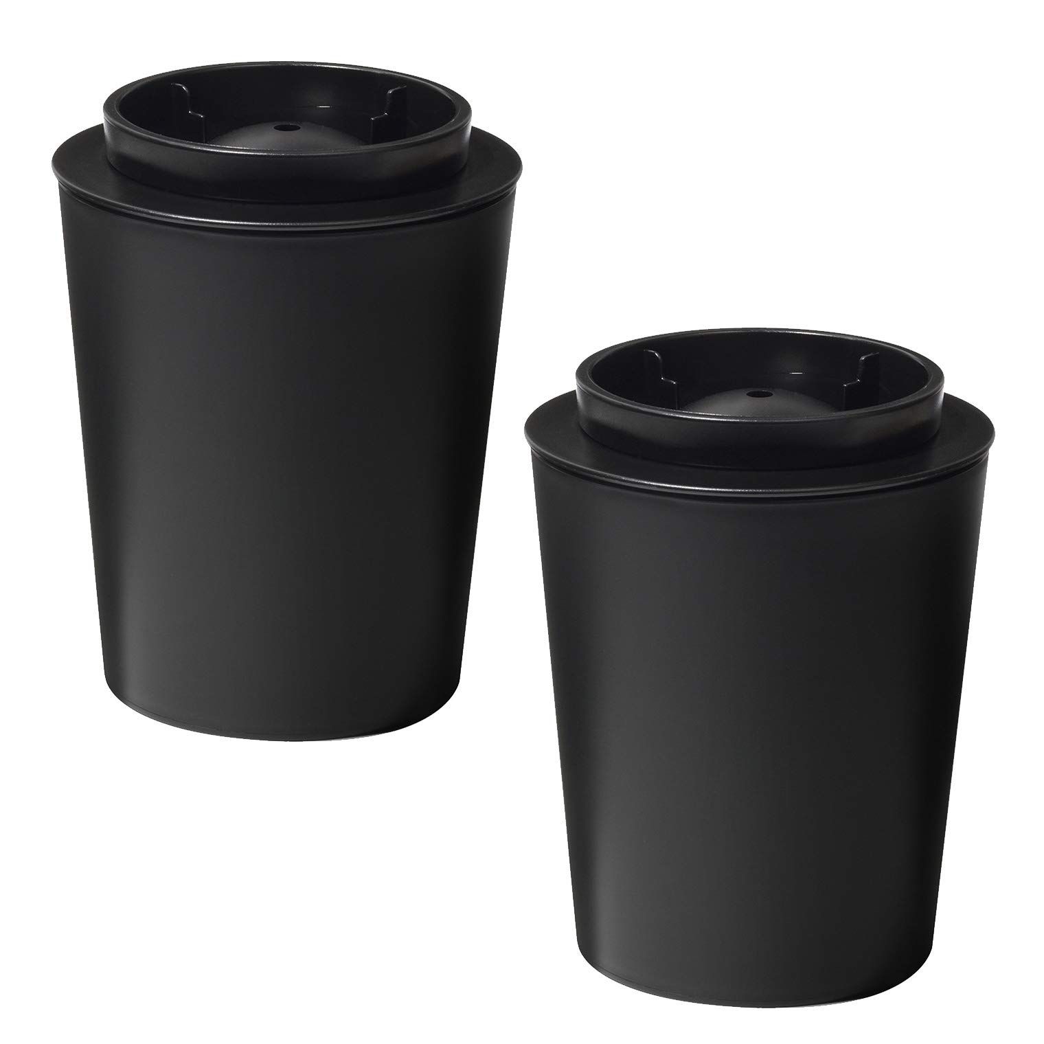 ライクイット (like-it) 製氷皿 透明な丸氷がつくれる 製氷器 (2個組) 約Ф11×高14cm ブラック 日本製 STK-08L 2P 透明氷 丸 7?★m f9135cf8