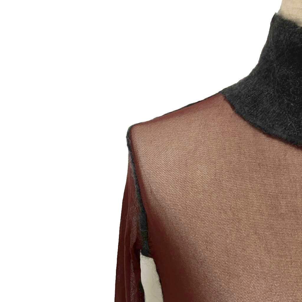 ジャンポールゴルチエ Jean Paul GAULTIER ニット切替 パワーネット