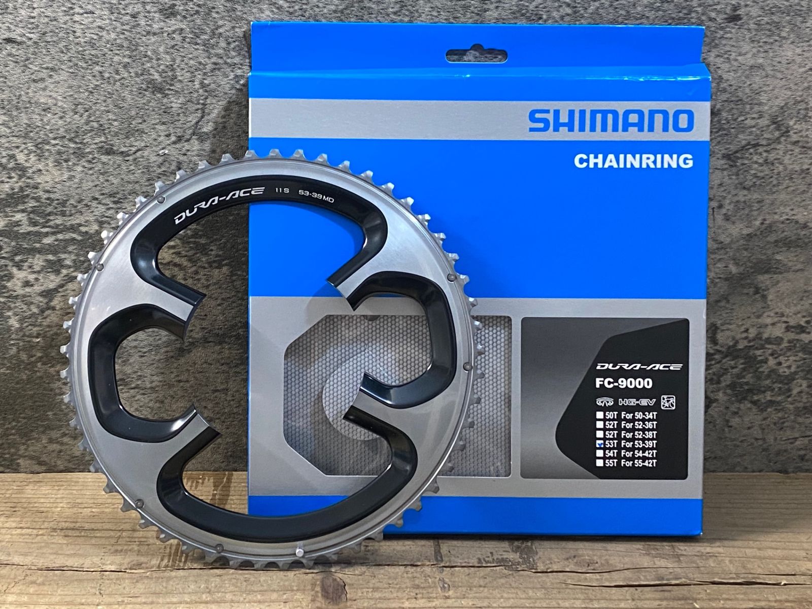 JY581 シマノ SHIMANO デュラエース DURA-ACE FC-9000 アウターチェーンリング 53T