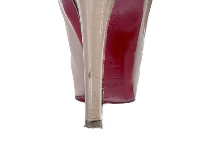 クリスチャンルブタン MISS GENA 85 36.5 NUDE パンプス クリスチャンルブタン Christian louboutin MISS GENA 85 PATENT CALF