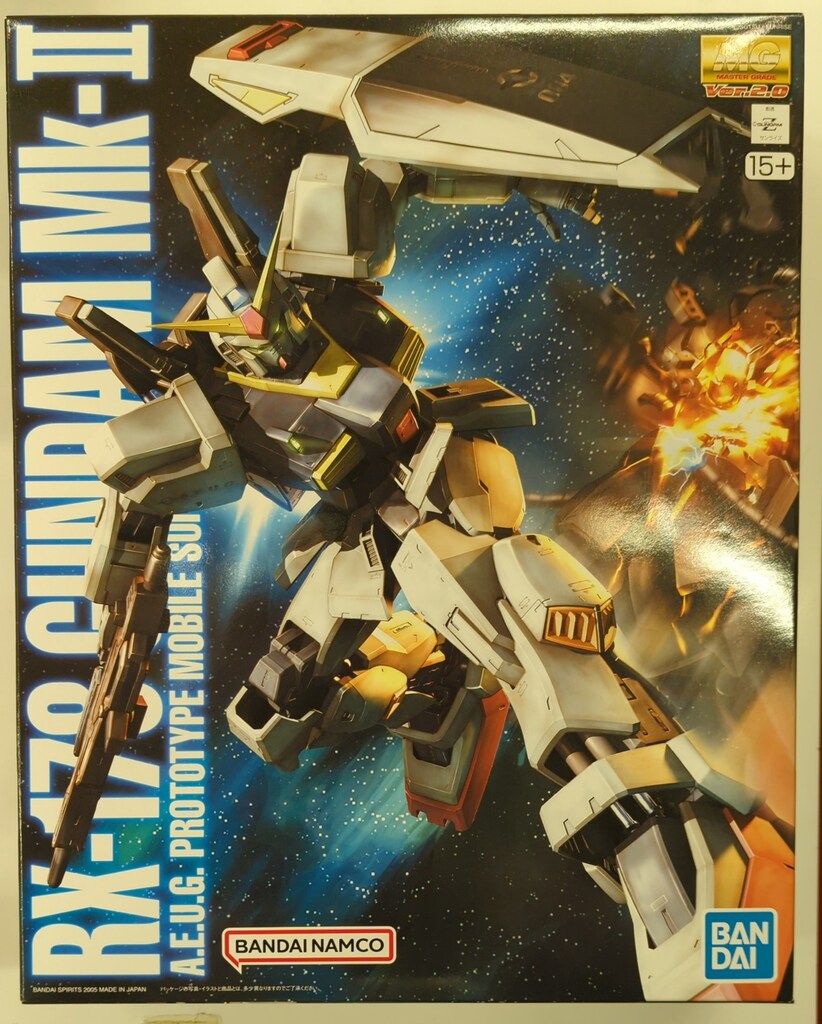 BANDAI SPIRITS MG 1/100 バンダイナムコ版 ガンダムMk-IIVer2.0(エゥーゴ仕様)/15+表記