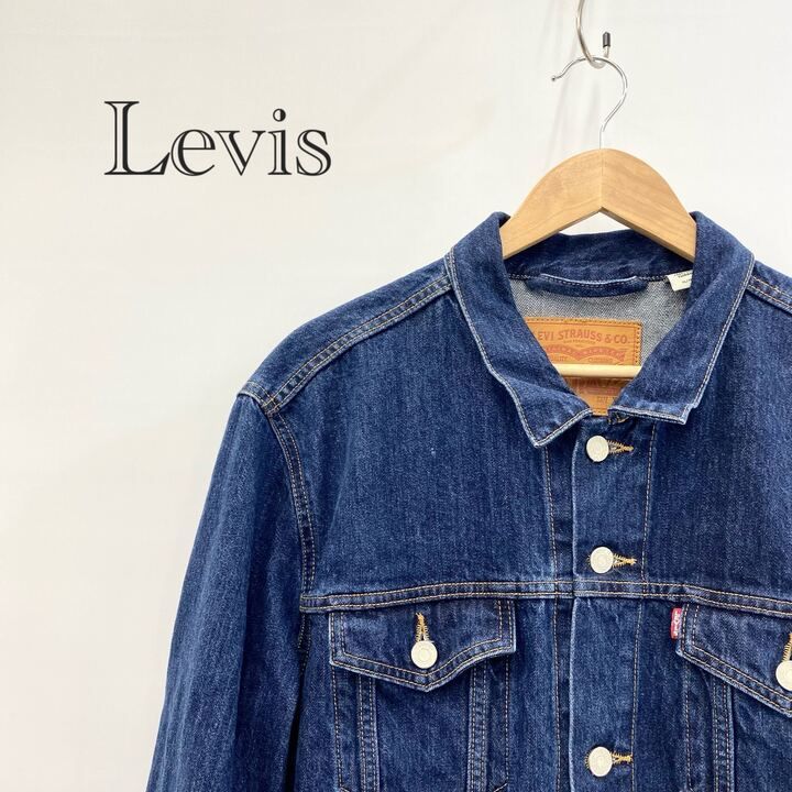 美品 Levi's デニムジャケット 72334 Gジャン アウター XL インディゴ メンズ ファッション _201023