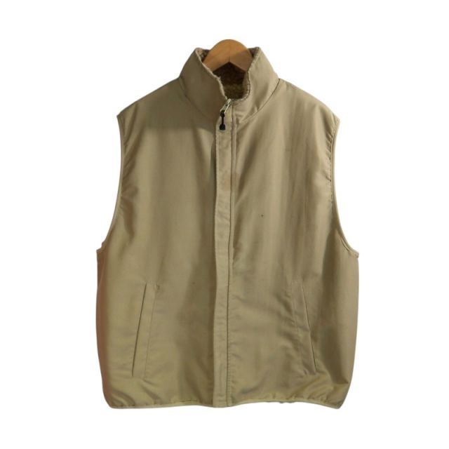 STUSSY REVERSIBLE FLEECE VEST BROWN サイズM 118513 ステューシー 