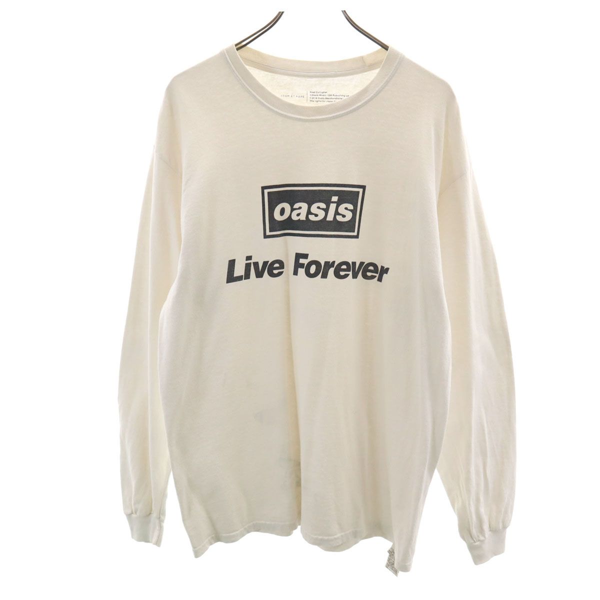 Adam et Rope' アダムエロペ oasis オアシス コラボ 長袖 Tシャツ L Adam et Rope' アダムエロペ oasis オアシス コラボ 長袖 Tシャツ L