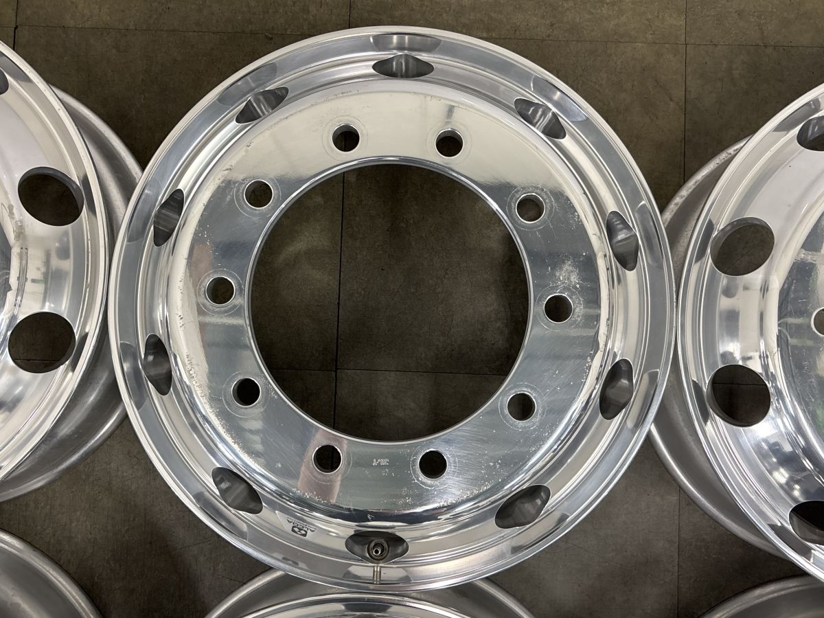 良好品】アルコア デュラブライト 22.5in 7.50J +162 PCD335 6本セット