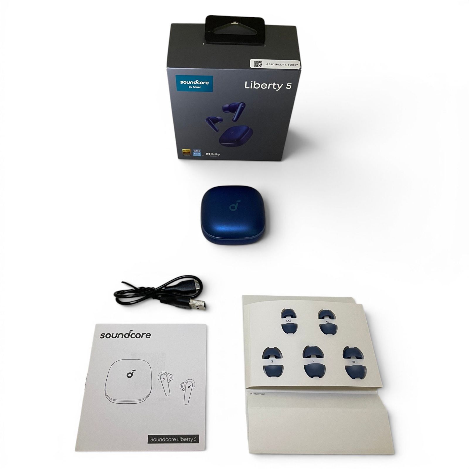△ アンカー Anker Soundcore Liberty 5 ブルー ワイヤレスイヤホン