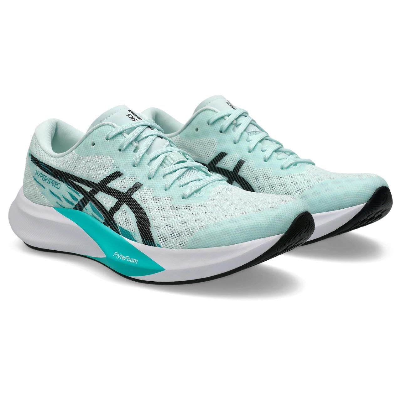 [アシックス] ランニングシューズ HYPER SPEED 4 1012B677 レディース 400(スージングシー/ブラック) 23.0 cm E [400(スージングシー/ブラック)] [23.0 cm E]
