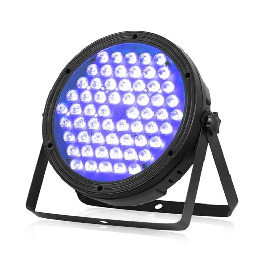 【新品】LEDステージライト60x2W 4 in 1 RGBW舞台照明CRI/RA>92撮影録画3500 Lmスポットライト調光ディスコライトパーライトdj ライト disco light for party カラオケパーティーライト, DM 10ecec1b
