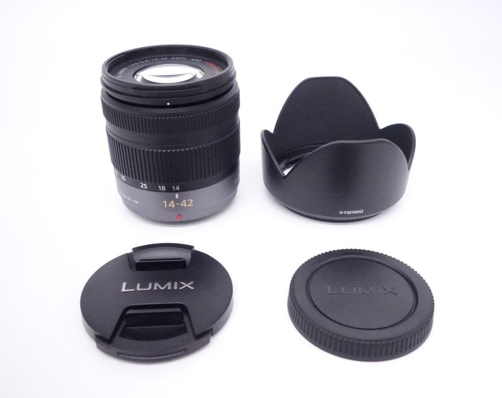【極上品】Panasonic LUMIX G VARIO 14-42mm F3.5-5.6 H-FS014042 [W2605026A]