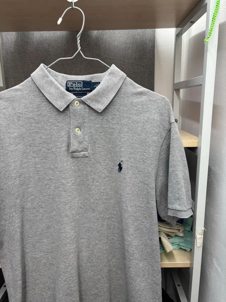 ポロ ラルフローレン カラーTシャツ グレー