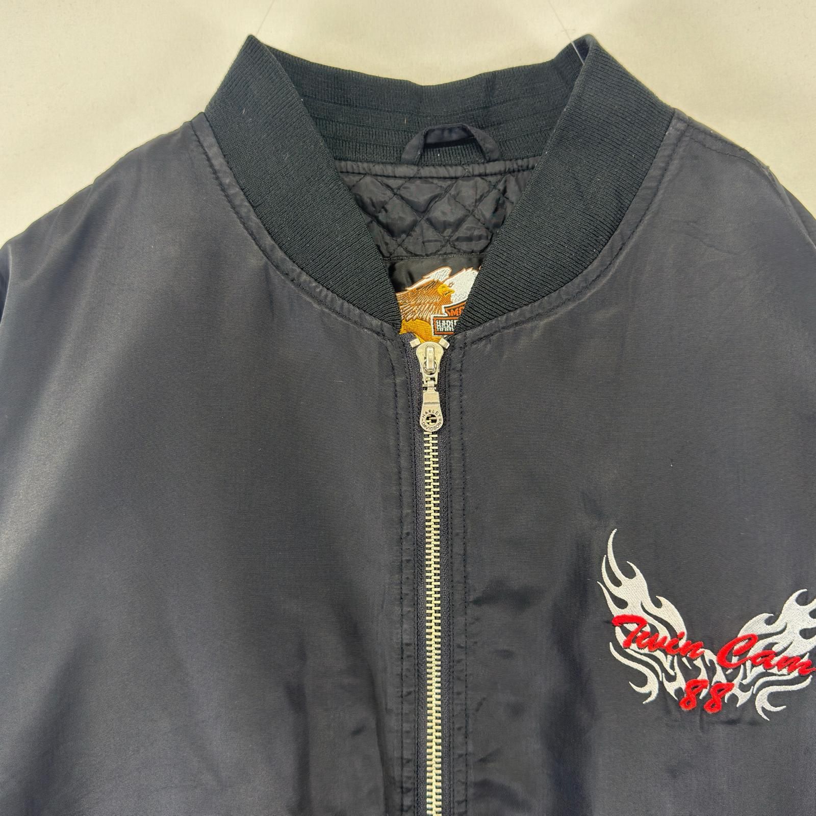 古着 ハーレーダビッドソン Harley-Davidson ジャケット MA-1 フライト