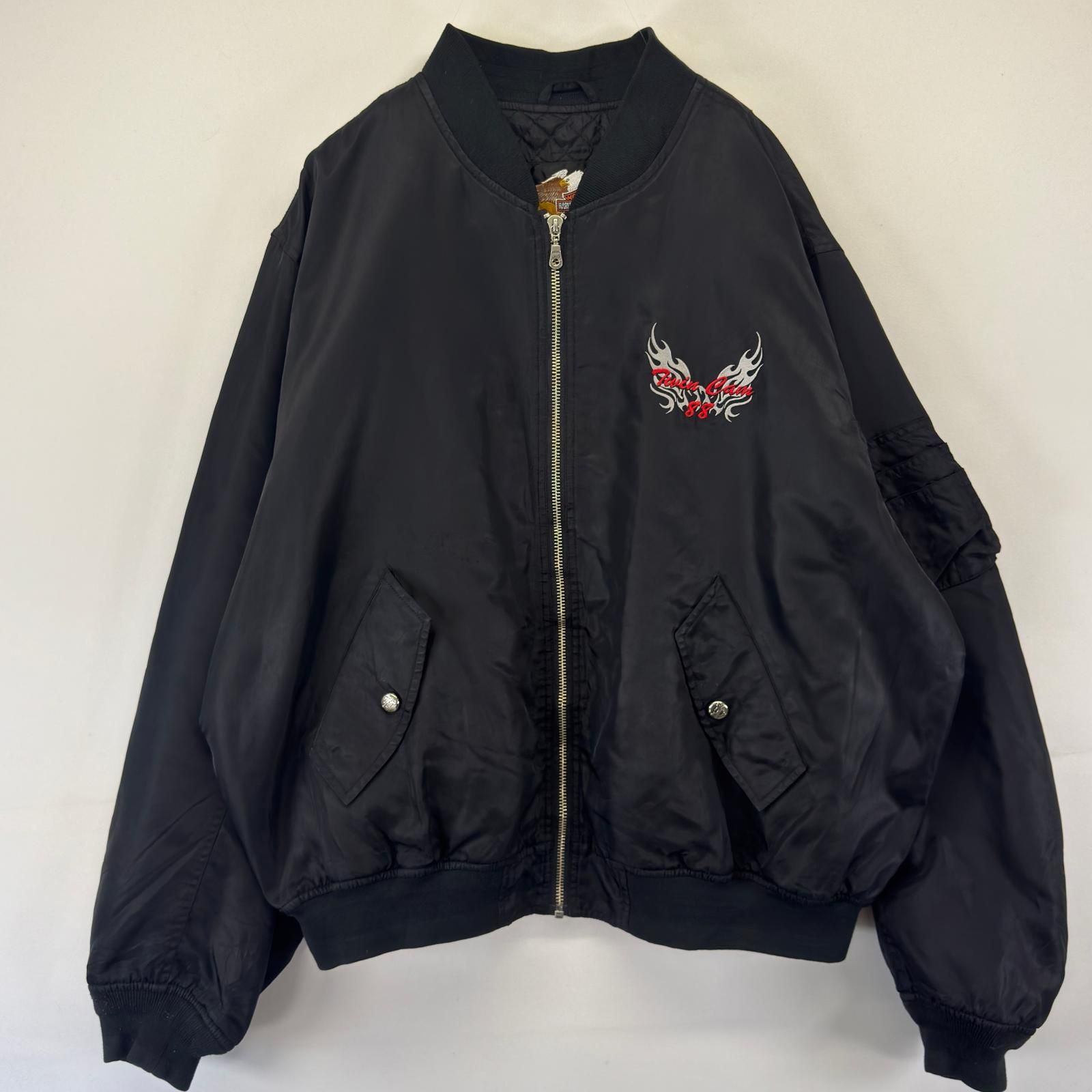 古着 ハーレーダビッドソン Harley-Davidson ジャケット MA-1 フライト