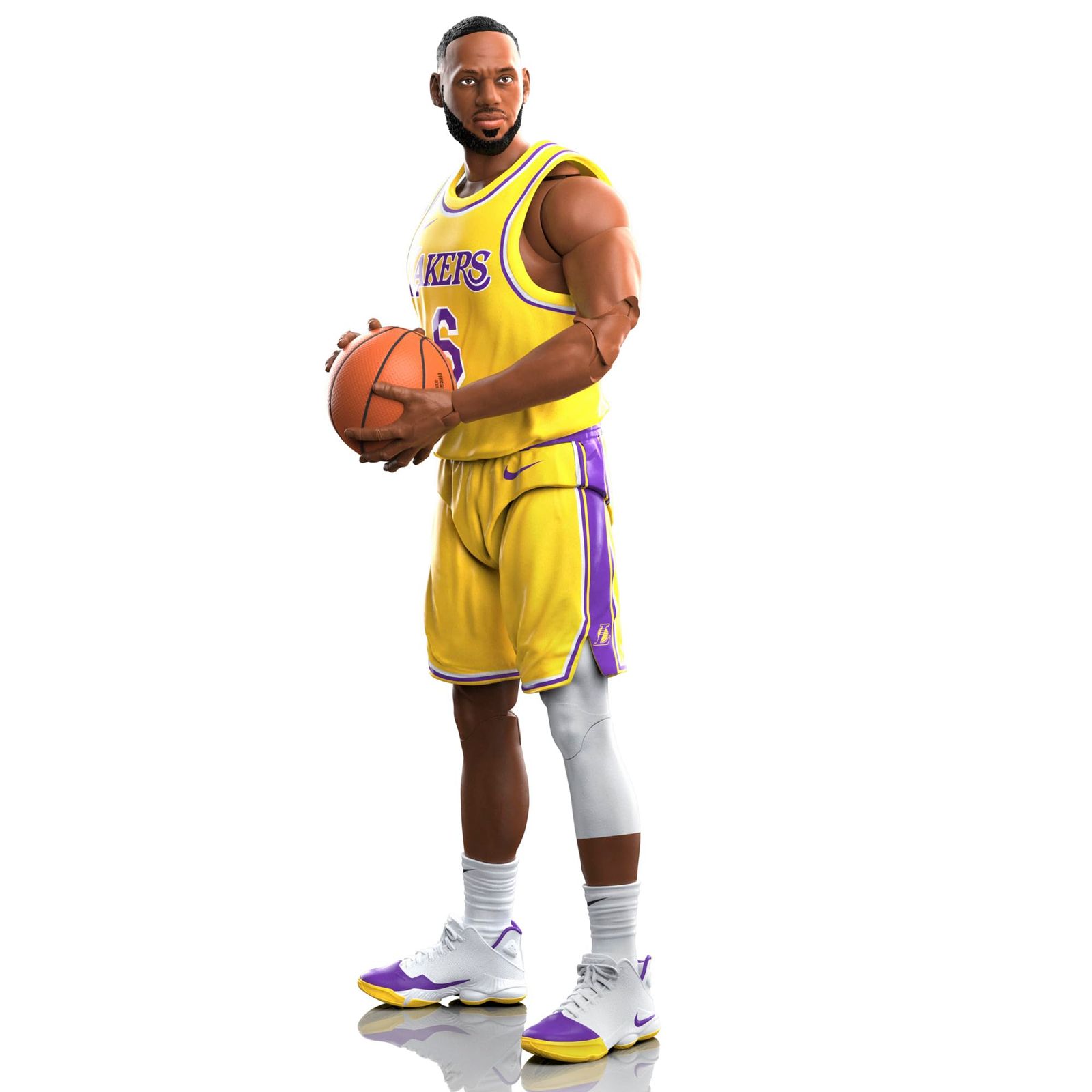 ハズブロ(HASBRO) スターティング ラインアップ NBAシリーズ1 レブロン・ジェームズ LeBron James 6インチ(15cm)サイズ アクションフィギュア、限定パニーニスポーツトレーディングカード付き バスケットボール F8179 正規品