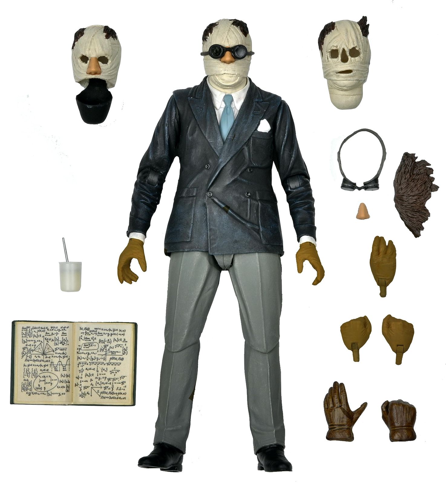 ネカ ユニバーサルモンスターズ 透明人間 ジャック・グリフィン博士 アルティメット 7インチ フィギュア NECA UNIVERSAL MONSTERS THE INVISIBLE MAN