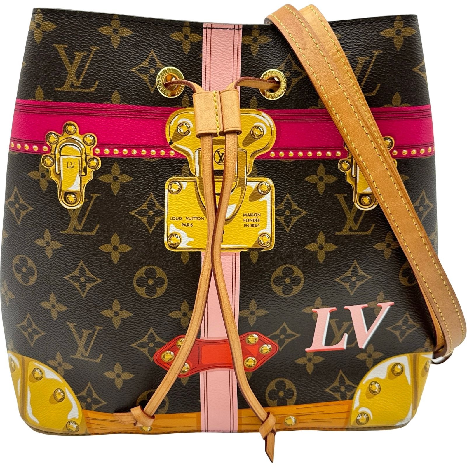 ルイ・ヴィトン LOUIS VUITTON ネオノエ M40649 ブラウン サマートランク モノグラム レディース ショルダーバッグ 115,500円